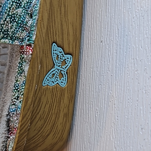 Alegria Teal Viki Seascape Sandals 41 / 10.5-11 - Picture 9 of 10